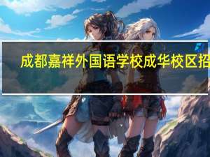 成都嘉祥外国语学校成华校区招聘（成都嘉祥外国语学校成华校区）