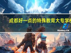 成都好一点的特殊教育大专学校