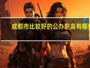 成都市比较好的公办职高有哪些