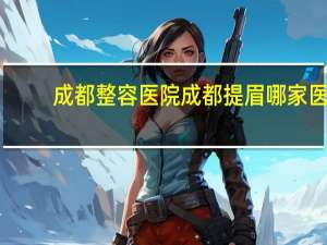 成都整容医院 成都提眉哪家医院口碑好