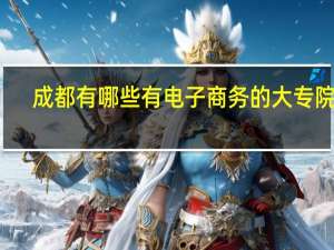 成都有哪些有电子商务的大专院校