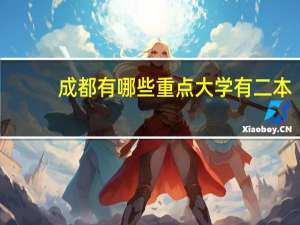 成都有哪些重点大学有二本