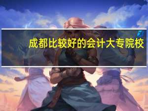 成都比较好的会计大专院校