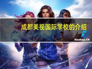 成都美视国际学校的介绍