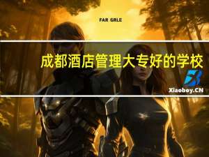 成都酒店管理大专好的学校