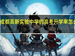 成都高新实验中学的高考升学率怎么样呢