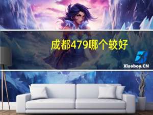 成都479哪个较好