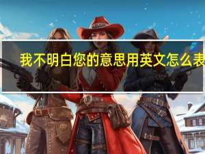 我不明白您的意思用英文怎么表达？