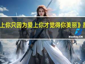 我不是因为你美丽我才爱上你只因为爱上你才觉得你美丽》是什么歌 对不起现在我才爱上你