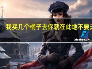 我买几个橘子去你就在此地不要走动