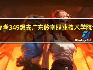 我今年高考349想去广东岭南职业技术学院读3B几率大吗