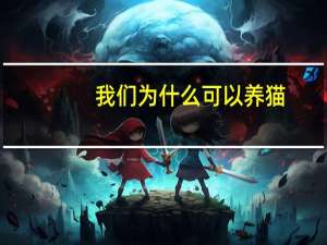 我们为什么可以养猫