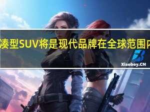 我们的新型紧凑型SUV将是现代品牌在全球范围内向前迈出的一大步