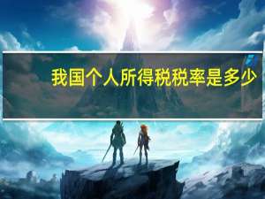 我国个人所得税税率是多少