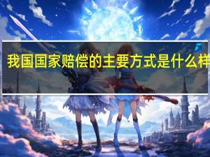 我国国家赔偿的主要方式是什么样子的