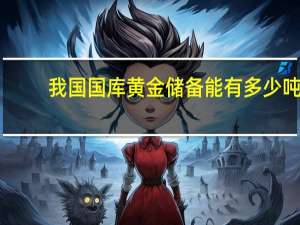 我国国库黄金储备能有多少吨