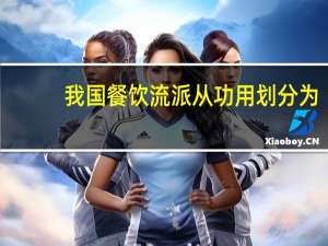 我国餐饮流派从功用划分为