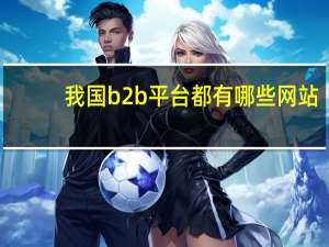 我国b2b平台都有哪些网站