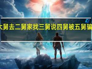 我大舅去二舅家找三舅说四舅被五舅骗去六舅家（大舅去二舅家找三舅说四舅正确答案）