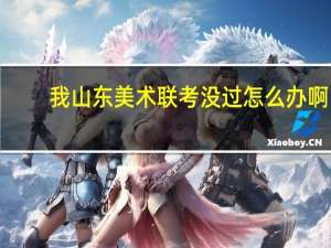 我山东美术联考没过怎么办啊！