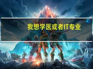 我想学医或者IT专业，帮忙推荐个一本以上的大学