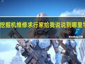 我想学挖掘机维修 求行家给我说说到哪里学比较好些呢