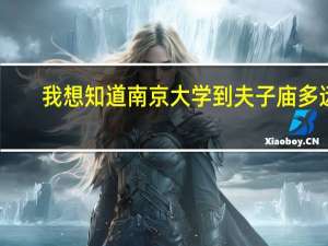 我想知道南京大学到夫子庙多远