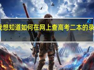 我想知道如何在网上查高考二本的录取情况