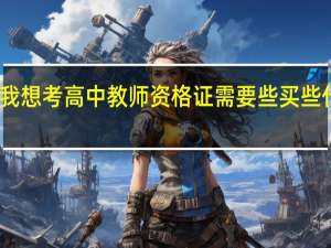 我想考高中教师资格证需要些买些什么书