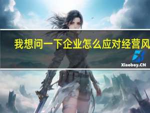 我想问一下企业怎么应对经营风险