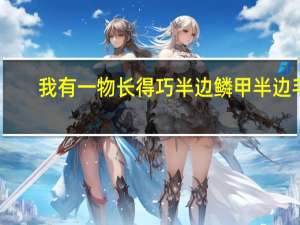 我有一物长得巧半边鳞甲半边毛（我有一物生得巧半边鳞甲半边毛打一字）
