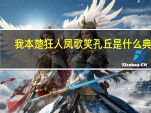 我本楚狂人凤歌笑孔丘是什么典故（我本楚狂人凤歌笑孔丘）