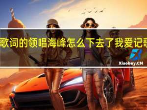 我爱记歌词的领唱海峰怎么下去了 我爱记歌词海峰去世