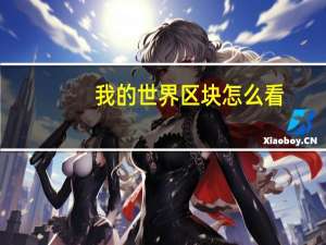 我的世界区块怎么看