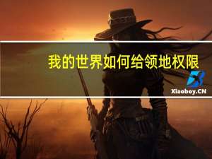 我的世界如何给领地权限（我的世界领地指令怎么给别人全部权限）