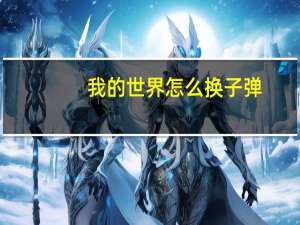 我的世界怎么换子弹