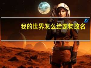 我的世界怎么给宠物改名