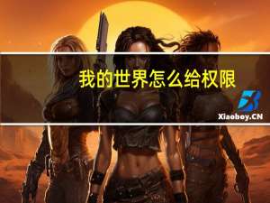 我的世界怎么给权限-给权限方法