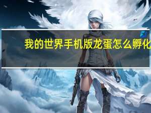 我的世界手机版龙蛋怎么孵化