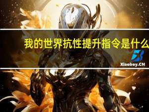 我的世界抗性提升指令是什么（我的世界抗性提升指令）