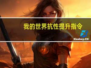 我的世界抗性提升指令