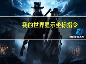 我的世界显示坐标指令