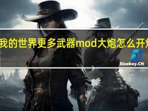 我的世界更多武器mod大炮怎么开炮射击（我的世界更多武器mod大炮怎么开炮）