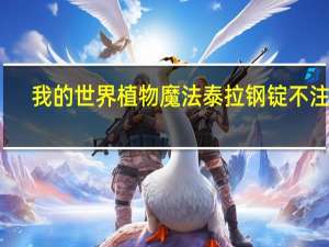 我的世界植物魔法泰拉钢锭不注魔（我的世界植物魔法泰拉钢锭）