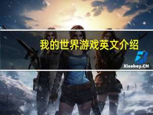 我的世界游戏英文介绍