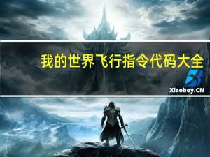 我的世界飞行指令代码大全（我的世界飞行指令）