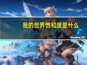 我的世界饱和度是什么