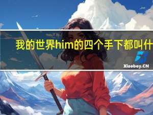 我的世界him的四个手下都叫什么（我的世界him的四个手下）