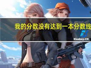 我的分数没有达到一本分数线，可以报征集志愿