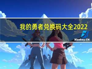 我的勇者兑换码大全2022（我的勇者兑换码）